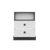Noptieră Life, Diverse culori, Diverse dimensiuni - Antracit - Alb - 62x42x62 cm | SKU: 382NRC1801 | Noptieră Life, varianta Antracit - Alb - 62x42x62 cm, produs pentru amenajarea locuinței, disponibil online în România la CasaMob