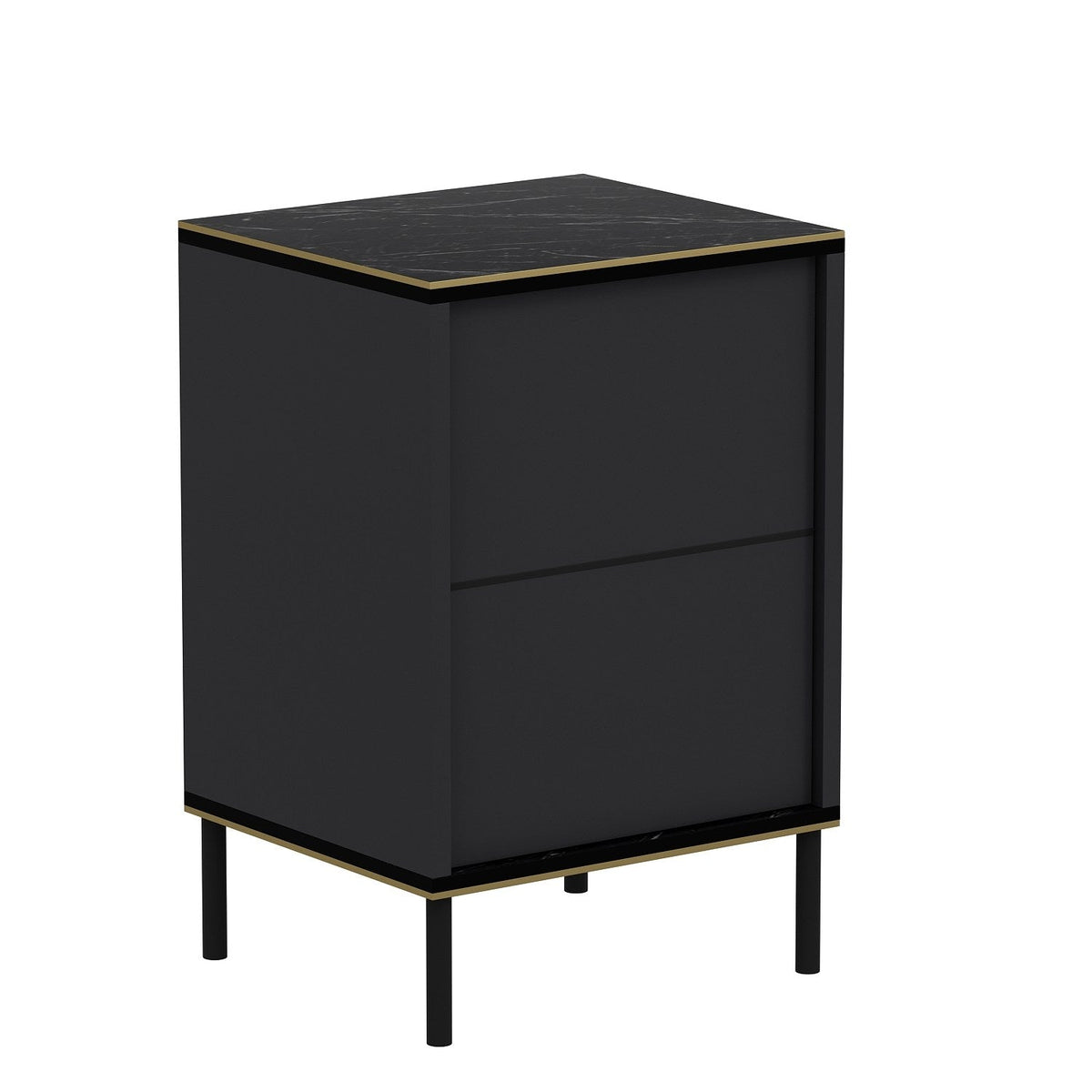 Antracit | SKU: 382NRC1802 | Noptieră Imaj, 40x35x60 cm, varianta Antracit, produs pentru amenajarea locuinței, disponibil online în România la CasaMob