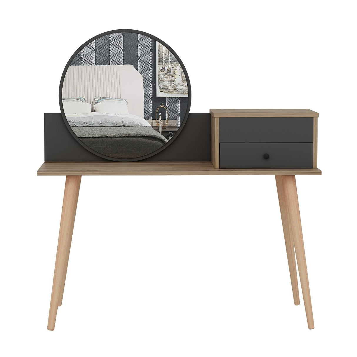 Mobilierul Înger 120x60 - Anthracite Walnut, SKU 382NRC1901