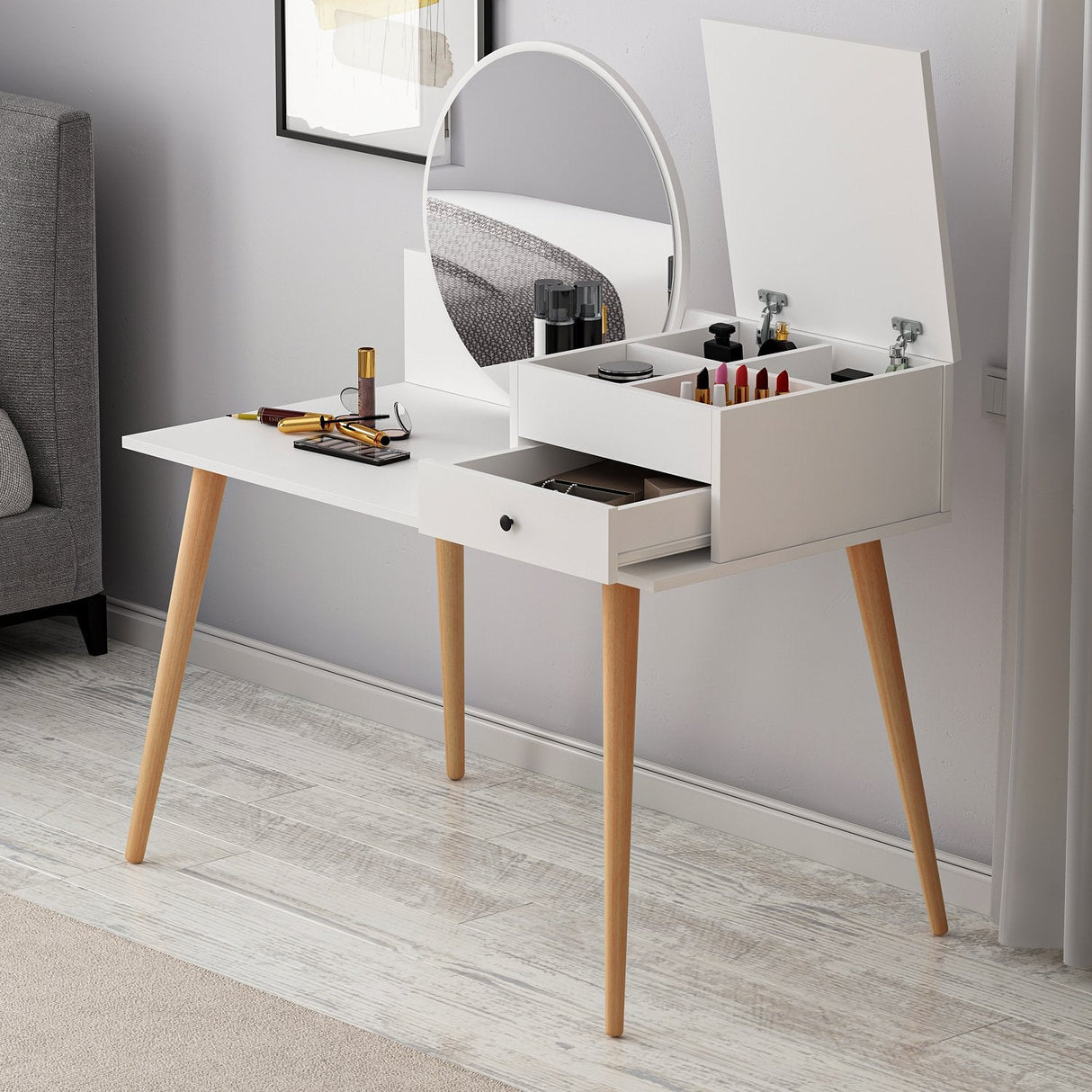 Mobilierul Înger 120x60 - Alb, SKU 382NRC1901