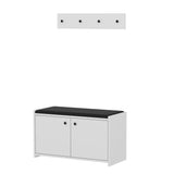 Pantofar Zen, Alb, 35x45x80 cm - Alb, SKU 382NRC2101