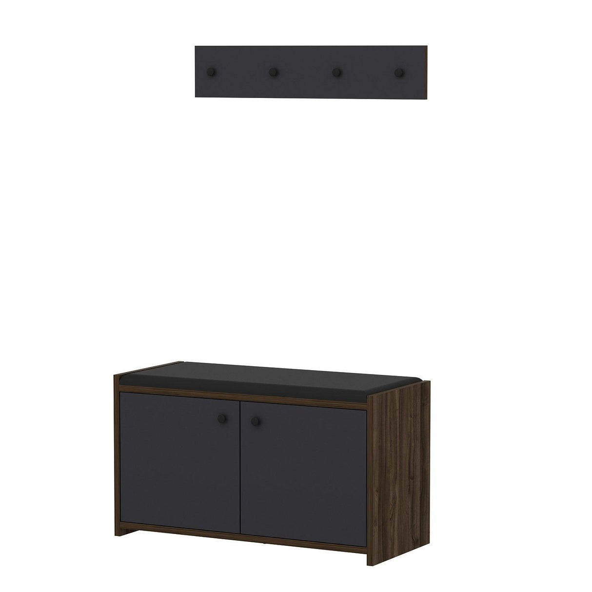 Pantofar Zen, Alb, 35x45x80 cm - Gri, SKU 382NRC2101