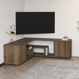Comodă TV Rosa, Diverse culori, Diverse dimensiuni - Antique walnut - 120x35x40 cm | SKU: 382NRC2522 | Comodă TV Rosa, varianta Antique walnut - 120x35x40 cm, produs pentru amenajarea locuinței, disponibil online în România la CasaMob