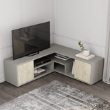 Comodă TV Rosa, Diverse culori, Diverse dimensiuni - Gri - Travertin - 120x35x40 cm | SKU: 382NRC2523 | Comodă TV Rosa, varianta Gri - Travertin - 120x35x40 cm, produs pentru amenajarea locuinței, disponibil online în România la CasaMob