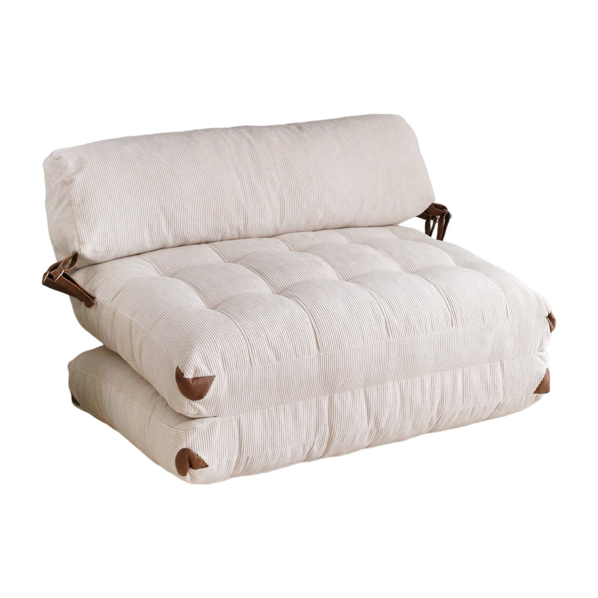 Canapea extensibilă 2 locuri Fold, Catifea și Teddy, Diverse culori, 120x75 cm - Alb | SKU: 383EVN1111 | Canapea extensibilă 2 locuri Fold, Catifea, Alb, 120x75 cm, mobilier pentru living, disponibil online în România la CasaMob