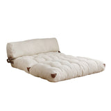 Canapea extensibilă 2 locuri Fold, Catifea și Teddy, Diverse culori, 120x75 cm - Crem | SKU: 383EVN1113 | Canapea extensibilă 2 locuri Fold, Teddy, Crem, 120x75 cm, mobilier pentru living, disponibil online în România la CasaMob