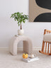 Taburet Nu Fitilli, Alb, 51x46x45 cm, SKU 383EVN1115, imagine 1
