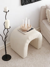 Taburet Nu Teddy, Crem, 51x46x45 cm