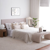 Taburet Nu Bench Fitilli, Alb, 106x46x45 cm