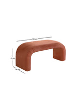 Taburet Nu Bench, Diverse culori, 106x46x45 cm - Coral | SKU: 383EVN1120 | Taburet Nu Bench, 106x46x45 cm, varianta Coral, produs pentru amenajarea locuinței, disponibil online în România la CasaMob