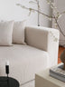 Canapea fixă 3 locuri Yolo, Alb, 222x110x89 cm, SKU 383EVN1245, imagine 5