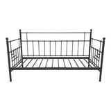 Canapea extensibilă Routha, metal, Diverse culori, 90x190 cm - Negru | SKU: 386-000014 | Canapea extensibilă Routha, metal, 90x190 cm, varianta Negru, produs pentru amenajarea locuinței, disponibil online în România la CasaMob