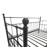 Canapea extensibilă Routha, metal, Diverse culori, 90x190 cm - Negru | SKU: 386-000014 | Canapea extensibilă Routha, metal, 90x190 cm, varianta Negru, produs pentru amenajarea locuinței, disponibil online în România la CasaMob