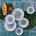 Serviciu de masa, Set 24 piese pentru cina, Portelan, Albastru, SKU 387GRP1113