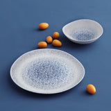 Serviciu de masa, Set 24 piese pentru cina, Portelan, Albastru
