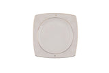 Serviciu de masă 85 bucăți GBSCR85KYT8305933, Alb - Gri, 26x26 cm