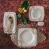 Serviciu de masă 85 bucăți GBSCR85KYT8405430, Alb - Auriu, 26x26x2 cm, SKU 387GRP1144, imagine 1
