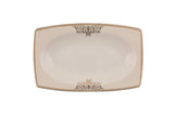 Serviciu de masă 85 bucăți GBSCR85KYT8405686, Alb - Auriu, 26x26x2 cm