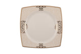 Serviciu de masă 85 bucăți GBSCR85KYT8405686, Alb - Auriu, 26x26x2 cm
