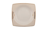 Serviciu de masă 85 bucăți GBSCR85KYT8405686, Alb - Auriu, 26x26x2 cm