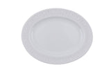 Serviciu de masă 84 bucăți TLS84YT9205106, Alb - Gri, 26x26 cm