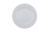 Serviciu de masă 84 bucăți TLS84YT9205106, Alb - Gri, 26x26 cm