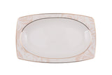 Serviciu de masă 61 bucăți GBSCR61KYT8305172, Alb, 29x18 cm