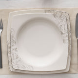 Serviciu de masă 61 bucăți GBSCR61KYT8305507, Alb, 29x18 cm