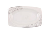 Serviciu de masă 61 bucăți GBSCR61KYT8305507, Alb, 29x18 cm