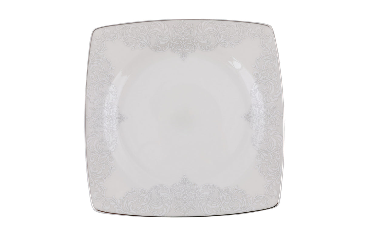 Serviciu de masă 61 bucăți GBSCR61KYT8305428, Alb, 29x18 cm