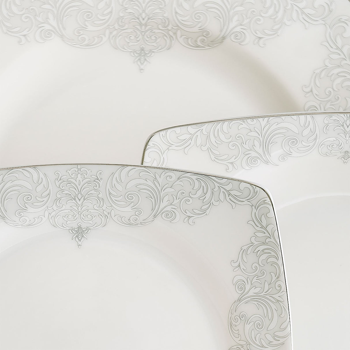 Serviciu de masă 61 bucăți GBSCR61KYT8305428, Alb, 29x18 cm