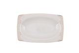 Serviciu de masă 61 bucăți GBSCR61KYT8305487, Alb, 29x18 cm