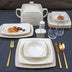 Serviciu de masă 61 bucăți GBSCR61KYT8405945, Alb, 29x18 cm, SKU 387GRP1184, imagine 1