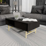 Măsuță de cafea Style 4220, Negru, 90x54x40 cm