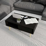 Măsuță de cafea Style 4220, Negru, 90x54x40 cm