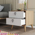 Noptieră Versa-Ce 3636, Stejar - Alb, 52x45x55.1 cm, SKU 389MZA1716, imagine 2