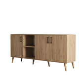 Set mobilă pentru sufragerie Set 1586-2076-1626, Stejar, 150x34x52 cm