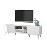 Comodă TV Elegante 1320, Alb, 180x34x52 cm