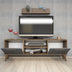 Comodă TV Senfoni 1118, Nuc - Antracit, 138x29.5x48.6 cm, SKU 389MZA1117, imagine 3
