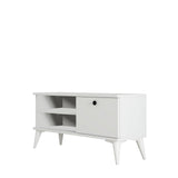 Comodă TV Retro 1554, Alb, 90x30x15 cm