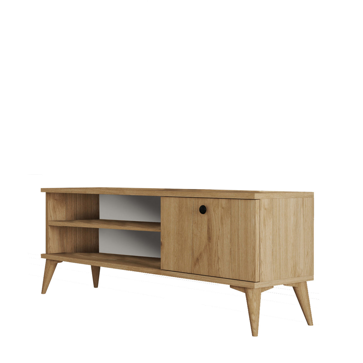 Comodă TV Retro 1562, Stejar, 120x30x15 cm