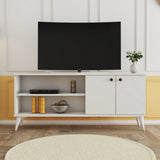 Comodă TV Everest 1574, Alb, 138x30x60 cm