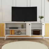 Comodă TV Everest 1574, Alb, 138x30x60 cm