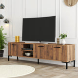 Comodă TV Aurora 1592, Nuc, 180x35x50 cm