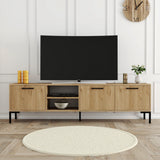 Comodă TV Aurora 1596, Stejar, 180x35x50 cm