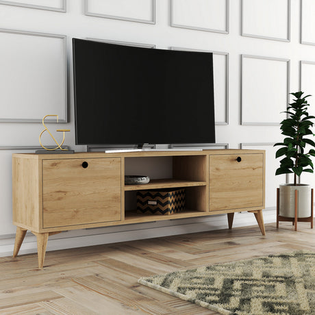 Comodă TV Dolce 1122, Stejar, 138x30x43 cm