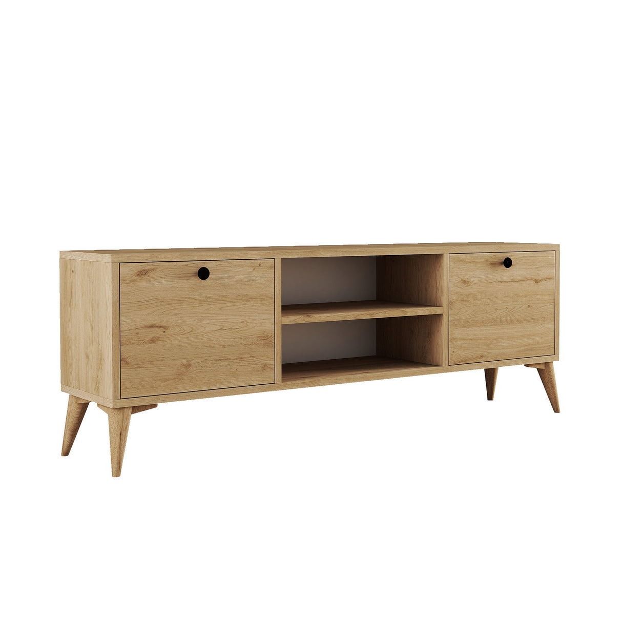 Comodă TV Dolce 1122, Stejar, 138x30x43 cm