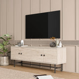Comodă TV Diamond 4040, Traverten, 150x35x54 cm
