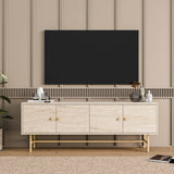 Comodă TV Diamond 4046, Traverten, 150x35x54 cm