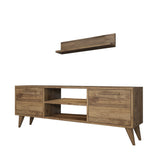 Set mobilă pentru sufragerie Set 1116 - 2022, Nuc, 138x30x49 cm